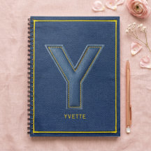 Nepalezenim Gele Steek Letter Y Monogram