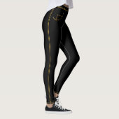 Nepalimitatie Zwarte Denim Broek Leggings (Rechts)
