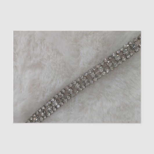 Nepbont en diamanten tissuepapier (Voorkant)