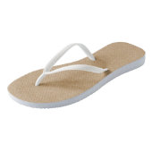 Nepbruin kurkpatroon teenslippers (Schuin)