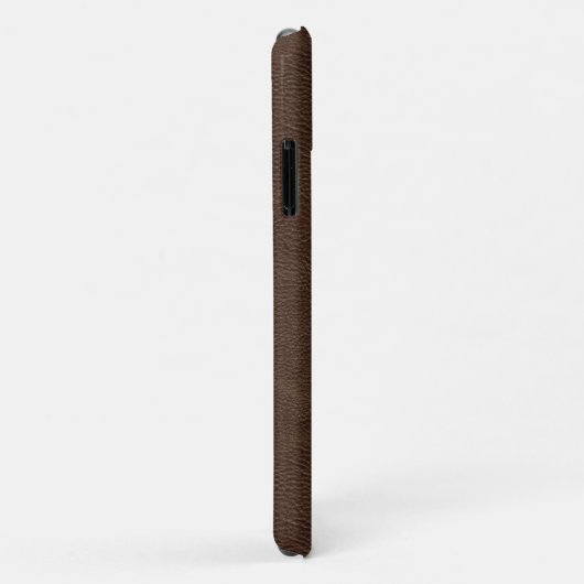Nepbruin leer Case-Mate iPhone case (Achterkant/rechts)