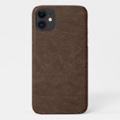 Nepbruin leer Case-Mate iPhone case (Achterkant)