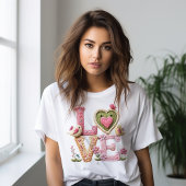 Nepen garen gebreid "LIEFDE"  Tri-Blend Shirt