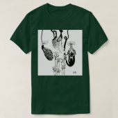 Nepenthes en Sarracenia Illustratie T-shirt (Design voorkant)