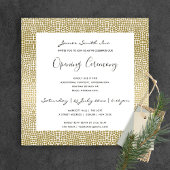 NEPER GOUDE MOZAÏEK PUNTEN GROOT OPENINGSFEEST KAART