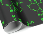 Nepetalacton Moleculaire chemische formule Cadeaupapier (Rol Hoek)