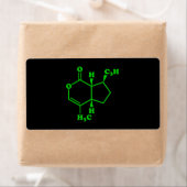 Nepetalacton Moleculaire chemische formule Etiket (Insitu)