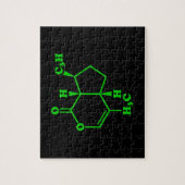 Nepetalacton Moleculaire chemische formule Legpuzzel (Verticaal)