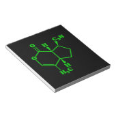 Nepetalacton Moleculaire chemische formule Notitieblok (Schuin)