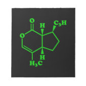 Nepetalacton Moleculaire chemische formule Notitieblok (Voorkant)
