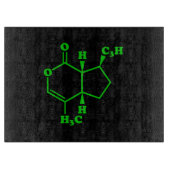 Nepetalacton Moleculaire chemische formule Snijplank (Voorkant)