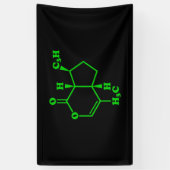 Nepetalacton Moleculaire chemische formule Spandoek (Verticaal)