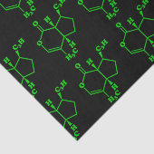 Nepetalacton Moleculaire chemische formule Tissuepapier (Detail)