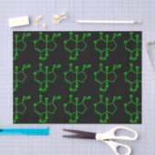 Nepetalacton Moleculaire chemische formule Tissuepapier (Craft)