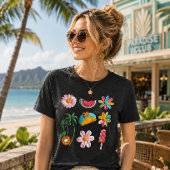 Nepgaren Tropisch Icoon Tri-Blend Shirt