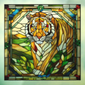 Nepglas-in-Tijger Raamsticker (Vel 3)