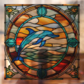 Nepglas Springlevende Dolfijn Raamsticker (Vel 2)
