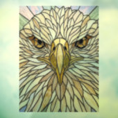 Nepglasschilderkunst van een adelaar raamsticker (Vel 3)