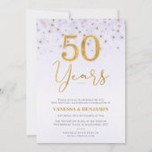 Nepgoud 50 jaar 50ste huwelijksjubileum kaart (Voorkant)