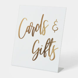 Nepgoud Casuale Handgeschreven Kaarten & Cadeaus Reclamebord Met Voetstuk