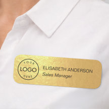 Nepgoud Elegante Zakelijke Klant Logo Werknemer