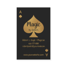 Nepgoud en Zwarte Schoppen Aas Poker Magiër