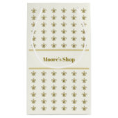 Nepgoud FleurDeLis op Ivoor Klein Cadeauzakje (Achterkant)