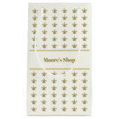 Nepgoud FleurDeLis op Ivoor Klein Cadeauzakje (Voorkant)