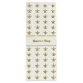 Nepgoud FleurDeLis op Ivoor Wijn Cadeautas (Achterkant)