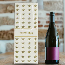 Nepgoud FleurDeLis op Ivoor Wijn Cadeautas