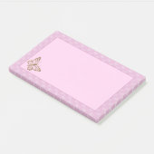 Nepgoud Folie Uitzicht Vlinder Op Lila Paars Post-it® Notes (Schuin)