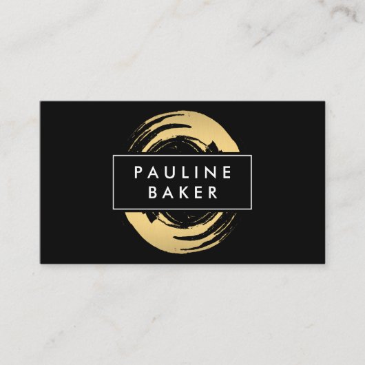 Nepgoud geborsteld met zwart wit label (Voorkant)