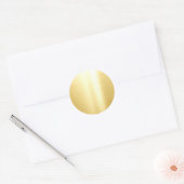 Nepgoud Glamoureuze Lege Sjabloon Elegant Ronde Sticker (Envelop)