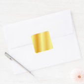 Nepgoud Glamoureuze Sjabloon Trendy Elegant Modern Vierkante Sticker (Envelop)