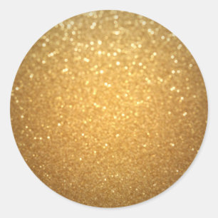 Nepgoud Glitter Lege Sjabloon Glamour Goud Ronde Sticker