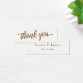 Nepgoud Glitter Script Bedankt Trouwgeschenk Mini Visitekaartjes (Bureau)