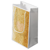 Nepgoud glitters met hart klein cadeauzakje (Achterkant Gekanteld)