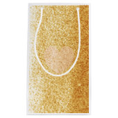 Nepgoud glitters met hart klein cadeauzakje (Voorkant)