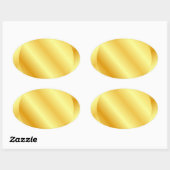 Nepgoud Lege Sjabloon Tekst Toevoegen Monogram Ovale Sticker (Vel)