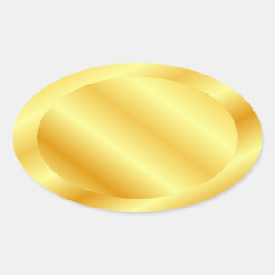 Nepgoud Lege Sjabloon Tekst Toevoegen Monogram Ovale Sticker