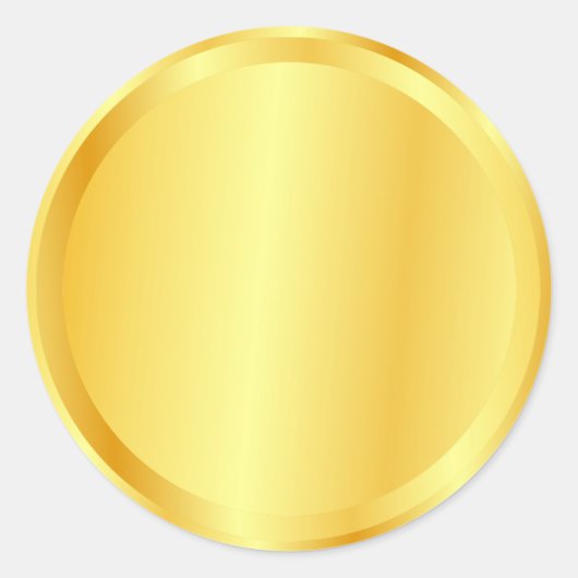 Nepgoud Lege Sjabloon Voeg Uw Tekst Toe Elegant Ronde Sticker (Voorkant)