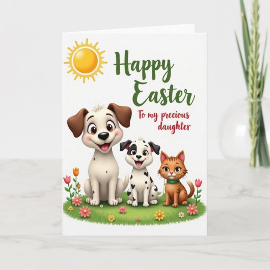 Nepgoud Lente Dieren Kaart (Voorkant)