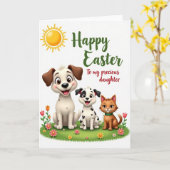 Nepgoud Lente Dieren Kaart (Gele Bloem)