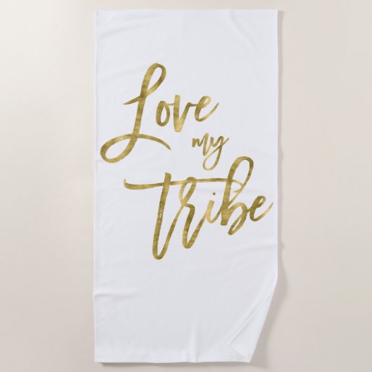 Nepgoud Love My Tribe Badhanddoek (Voorkant)