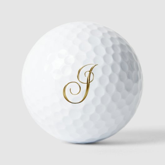 Nepgoud Metallic Monogram I Golfballen (Voorkant)