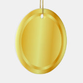 Nepgoud Metallic Uitzicht Elegante Sjabloon Cirkel Keramisch Ornament (Rechts)