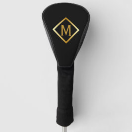 Nepgoud Monogram – Zwart & Goud Golfheadcover