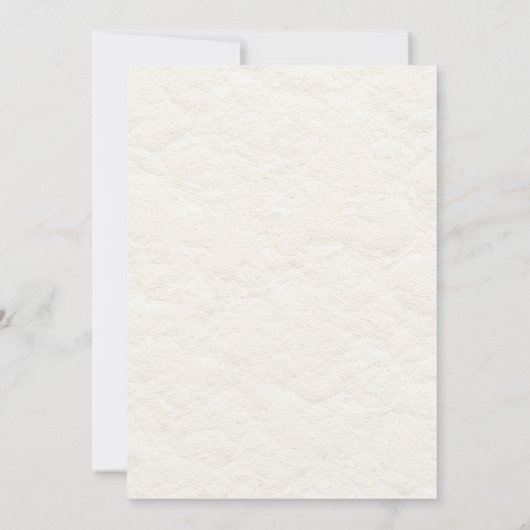 Nepgoud op Crème Witte 50ste Huwelijksverjaardag Kaart (Achterkant)