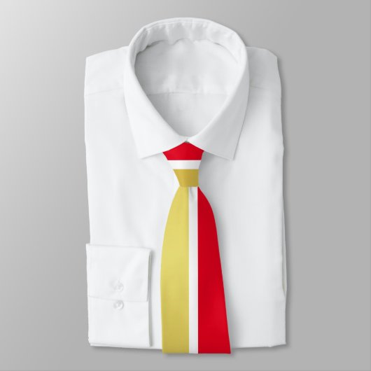 Nepgoud Rood Wit Stropdas (Gebonden)