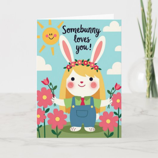 Nepgoud Somebunny Loves You Kaart (Voorkant)